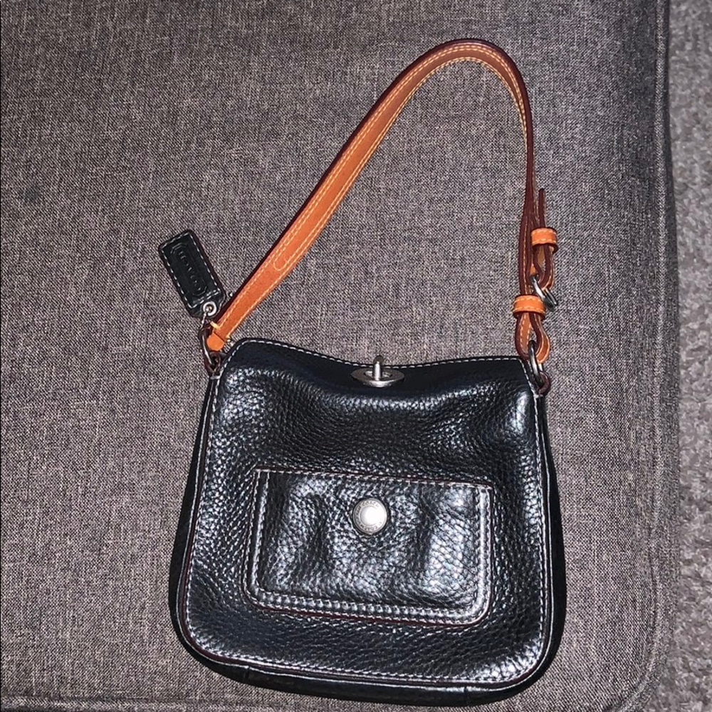 Coach leather mini bag